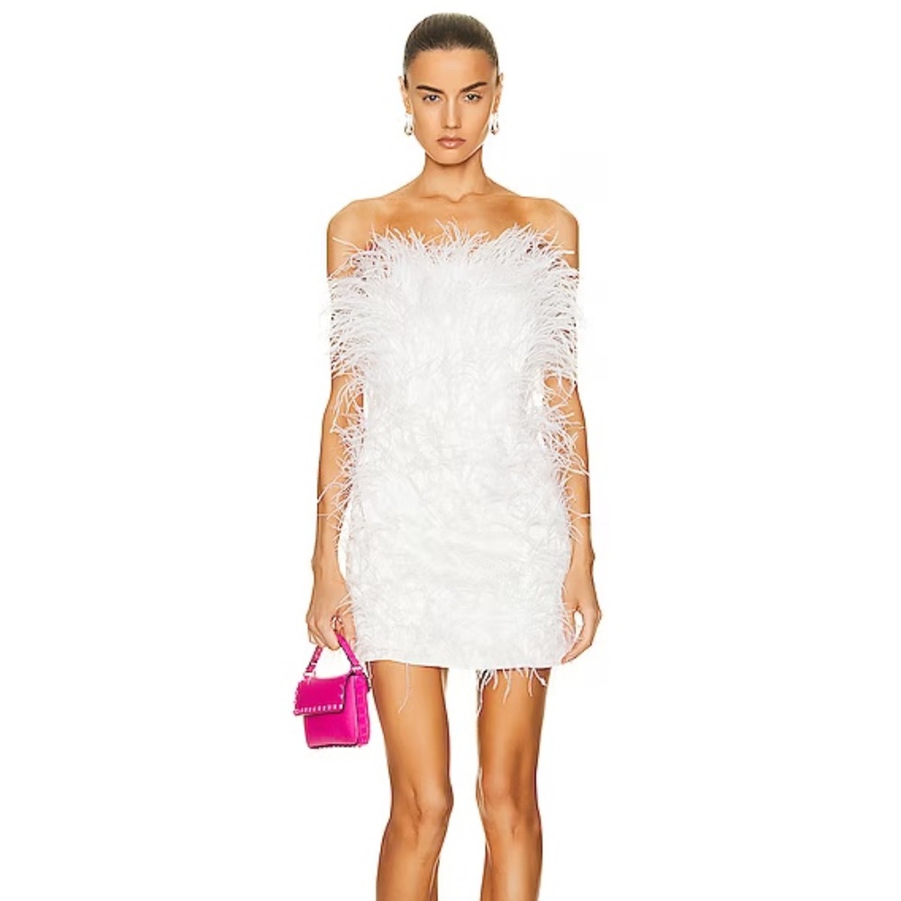 NWT Cult Gaia Ashlyn Feather Dress